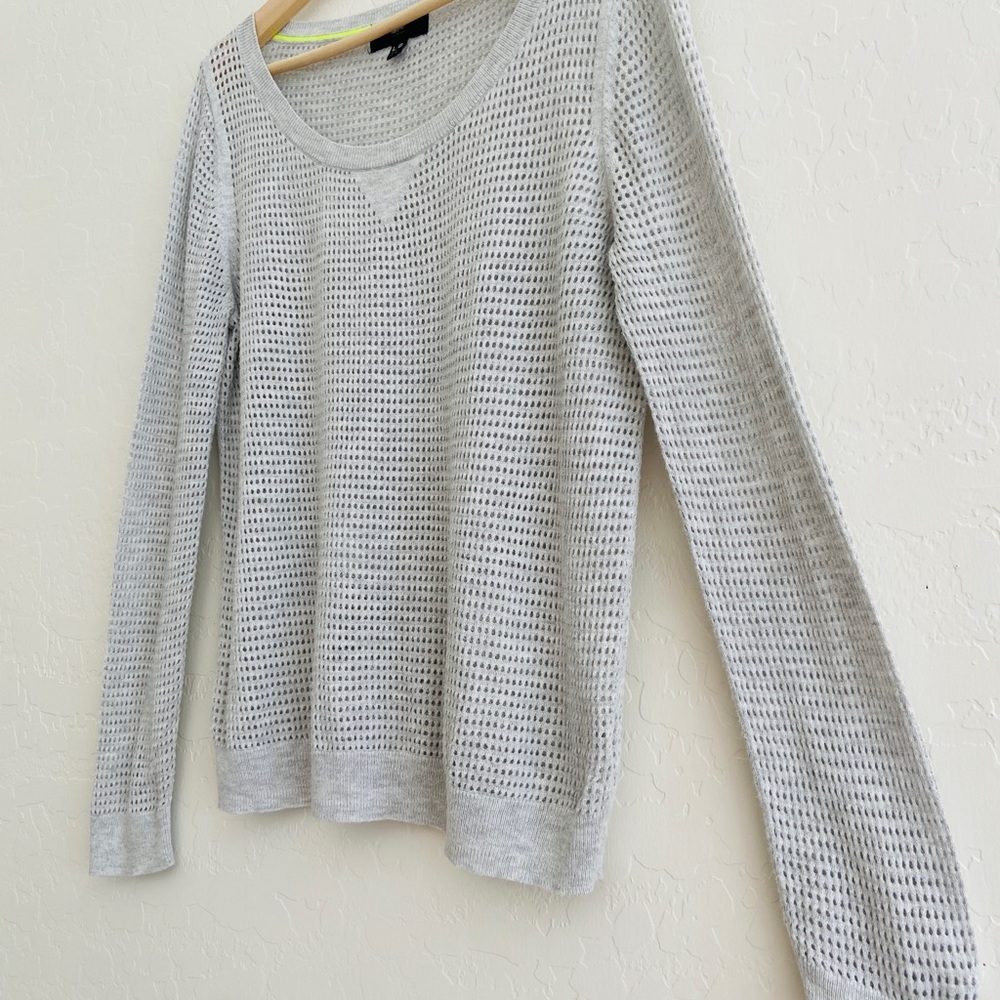 Massimo Knit Sweater Y2K Light Grey Large